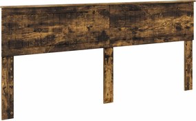 vidaXL Tăblie cap Stejar fumuriu 200 cm Lemn compozit