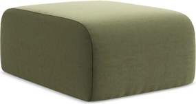 Taburet verde cu tapițerie din catifea Lani – Makamii