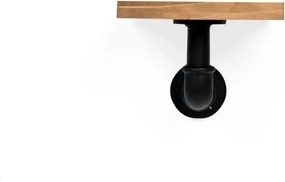 Raft stil industrial din lemn-metal Homs 15x12 cm