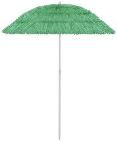 Umbrela de plaja Hawaii, verde, 180 cm