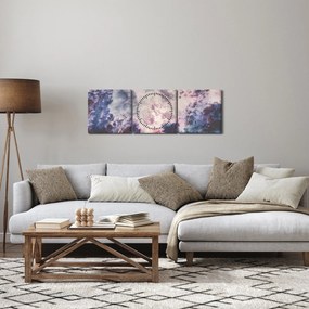 Tablou - Fantezie (cu ceas) (90x30 cm)