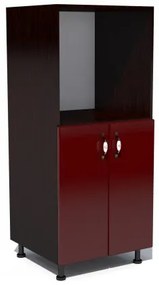 Soldat 60 cu 2 usi cu spatiu cuptor Zebra MDF rosu simplu