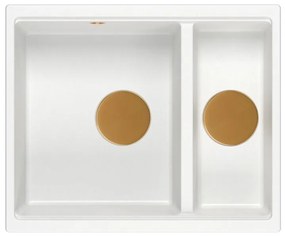 Chiuveta din granit Logan 150 alb