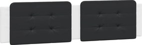 vidaXL Pernă pentru tăblie pat, Zadar, negru și alb, 200cm, piele artificială