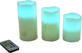 Lumânări LED 3 buc. (înălțime 10 cm) – Hilight