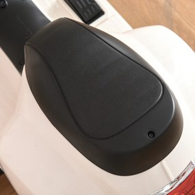 Motocicleta Electrica HOMCOM pentru Copii varsta 18-36 luni, Licenta Oficiala Vespa Baterie 6V, 66.5x38x52cm | Aosom Romania