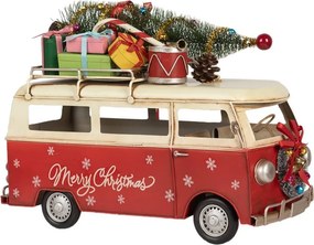 Figurina decorativă vintage din metal, 38x16x28 cm, „Holiday Camper”