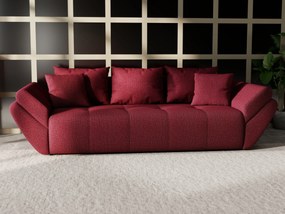 Canapea extensibilă dumonde cu ladă de depozitare si sezut confortabil din spuma high-density, Berlin Enjoy Winery 250x100 cm