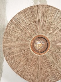 Aplica de perete eco din iuta Iguazu S disc 40cm, nat