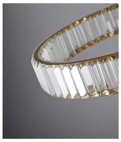 Lustra LED CCT suspendata cu telecomanda SPARKING auriu