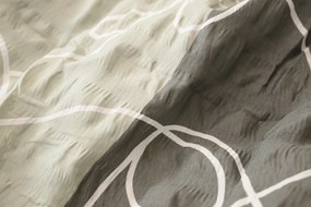 Lenjerie de pat creponata KASPARO BLEND gri Dimensiune lenjerie de pat: 70 x 90 cm | 140 x 200 cm