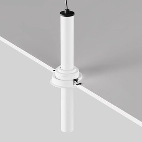 Spot LED incastrabil rotativ retractabil Focus T alb