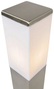 Lampă de perete exterioară modernă din oțel 80 cm IP44 - Malios