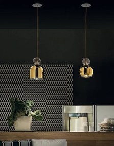 Lustra, Pendul LED design Art Deco MEMORIA