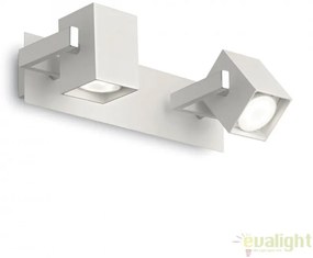 Aplica design modern cu 2 spoturi directionabile MOUSE AP2 alba 073545
