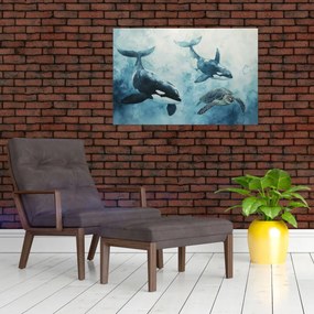 Tablou - Pictură subacvatică (90x60 cm)