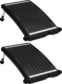 vidaXL Panouri solare de încălzire piscină, 2 buc., 72,5x46 cm, curbat