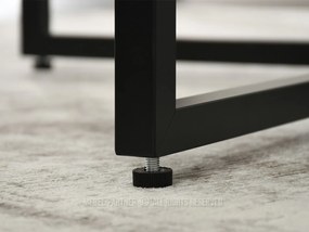 Masă de sufragerie Bird (lemn negru + negru). 1111738