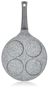 Tigaie cu 4 ochiuri Banquet suprafața antiderentă,   Granite Grey, diam. 26 cm,