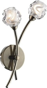 Där Lighting SEA0975 - Aplică de perete SEATTLE 2xG9/40W/230V alamă