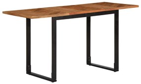 vidaXL Masa de sufragerie 140x70x75 cm din lemn masiv de salcam