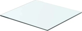 vidaXL Raft din sticlă transparentă, 40 x 30 cm