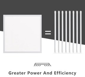 Panou LED încastrat Aigostar LED/40W/230V 3000K/4000K/6500K 60x60cm alb