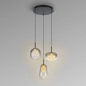 Lustra moderna cu 3 pendule suspendate Ecos