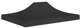 vidaXL Acoperiș pentru cort de petrecere, negru, 4 x 3 m, 270 g/m²