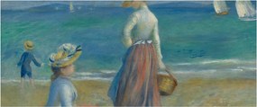 Tablou - Auguste Renoir, Figures on the Beach, reproducere (120x50 cm)