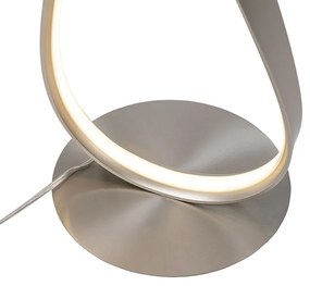 Lampă de podea modernă din oțel, cu LED și dimmer - Belinda