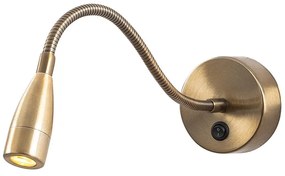 Aplică de perete aurie LED Reading – Opviq lights