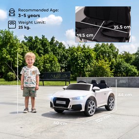 HOMCOM Masina Electrica pentru Copii AUDI TT, Auto Electrica