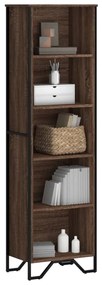 vidaXL Bibliotecă, stejar maro, 50x31x169 cm, lemn prelucrat