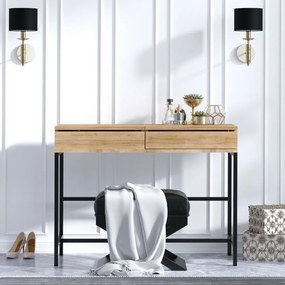 Masa de toaletă Linda Black and Oak