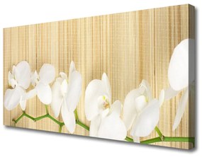 Tablou pe panza canvas Flori Floral alb