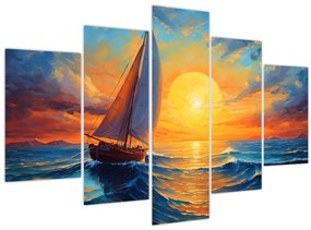 Tablou - Sailboats (150x105 cm)