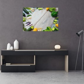 Tablou legumele (90x60 cm)