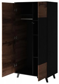 Dulap Random S-1 stejar wotan/negru