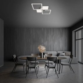 Lustră LED aplicată dimabilă FRAME LED/40W/230V Briloner 3530-018 + telecomandă