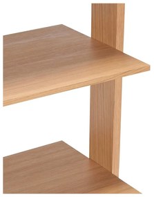 Etajeră în culoare naturală cu aspect de lemn de stejar 59x142 cm Forma – Hübsch
