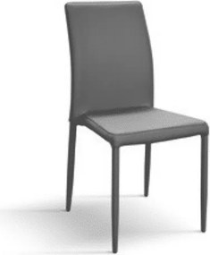 Scaun Indigo, structura metalica si piele ecologica - GRI