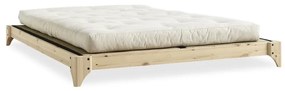 Pat matrimonial din lemn masiv de pin cu somieră 180x200 cm Elan – Karup Design