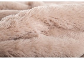 Pătură maro din blană artificială 150x200 cm Ruby – Tiseco Home Studio