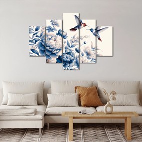 Tablou - Colibri deasupra florii (150x105 cm)