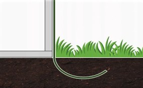 Politunel de grădină de calitate 3 x 10 m