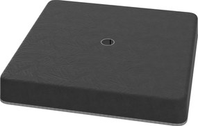 Outsunny Greutăți de bază pentru suport de umbrelă de soare, Impermeabil, umplut cu nisip, Plastic, 89L x 89B x 10,5Î cm, Negru | Aosom Romania