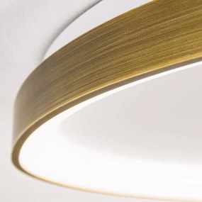 Plafoniera LED design modern slim CHARLIE patina D-65cm