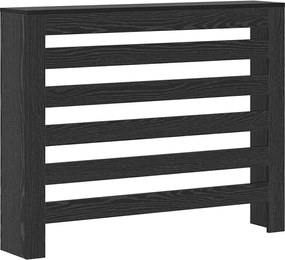 vidaXL Capac pentru radiator Stejar Negru 104 x 20 x 82 cm