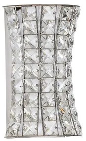 Aplica de perete LED crom, cristale sticla CELYSIA